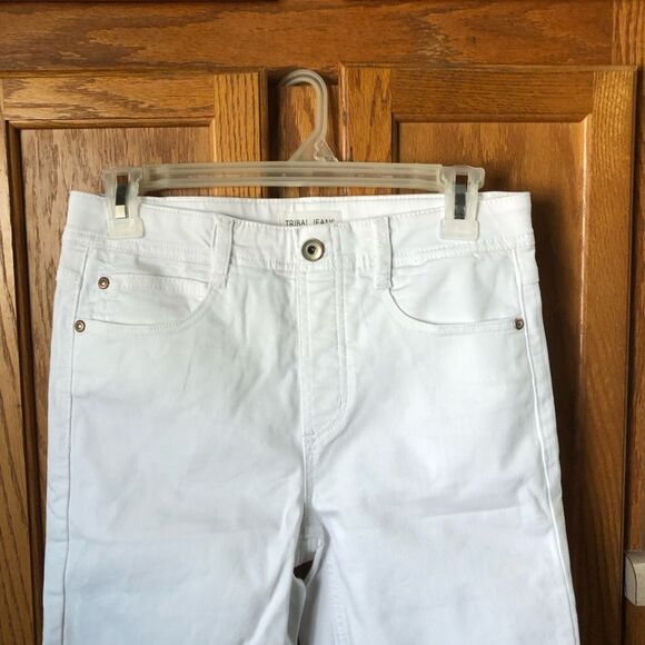 Tribal Jeans Audrey Mid Rise Icon Fit Bermuda Shorts - 4 - Picture 2 of 10